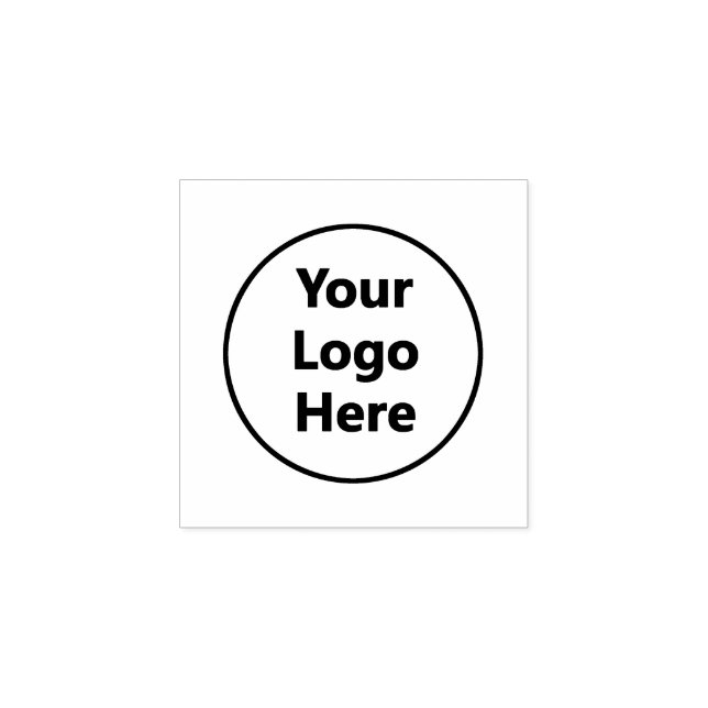 2 cm / 0.79" Image Create Your Own Logo Stamper Rubber Stamp (Imprint)