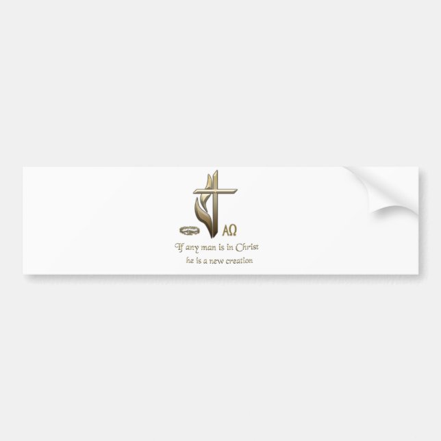 2 cnd Corinthians 5:17 Bumper Sticker (Front)