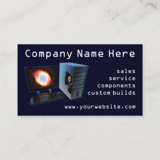 #2 Computer store business cards