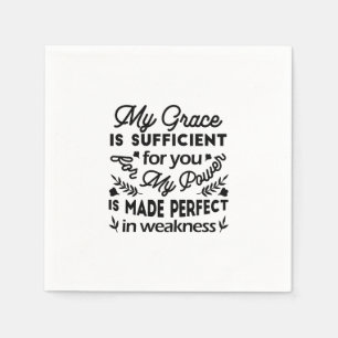 2 Corinthians 12:9 – My Grace Is Sufficient Art Napkin