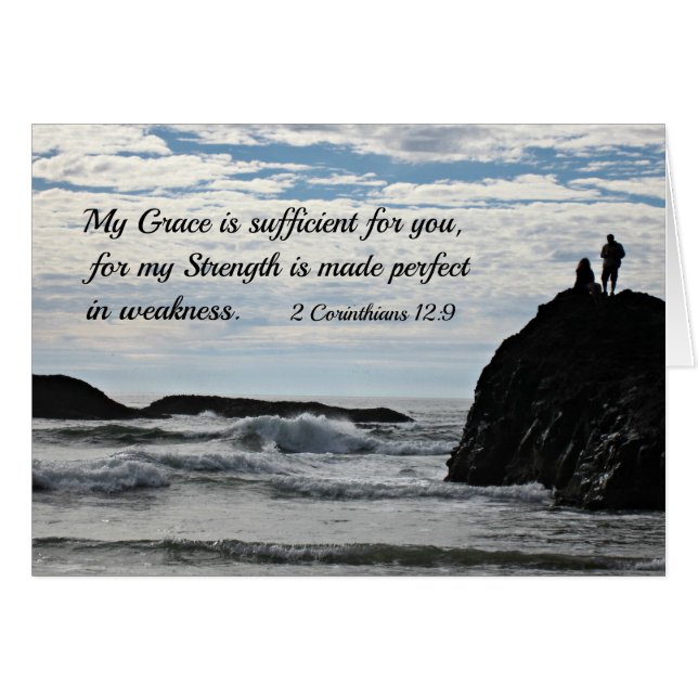 2 Corinthians 12:9 My grace is sufficient for you. (Front Horizontal)