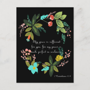 2 Corinthians 12:9 Postcard