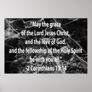 2 Corinthians 13:14 Poster