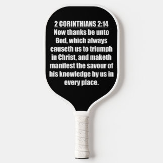 2 Corinthians 2:14 Always Causeth Us to Triumph KJ Pickleball Paddle