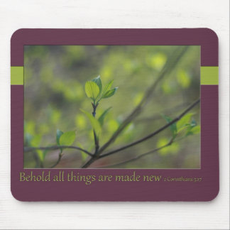 2 Corinthians 5:17 Behold all things are made new Mouse Mat