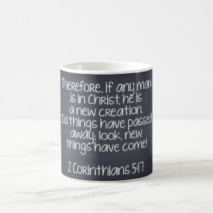 2 Corinthians 5:17 Bible Verse Coffee Mug