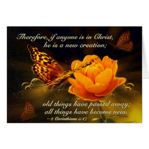 2 Corinthians 5:17 If anyone is in Christ, Card