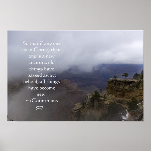 2 Corinthians 5:17 Poster (Front)