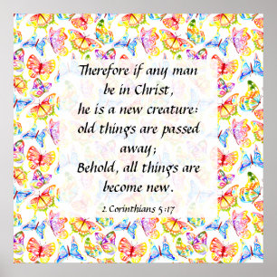 2 Corinthians 5:17 Poster