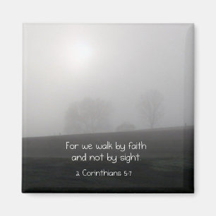 2 Corinthians 5:7 Magnet