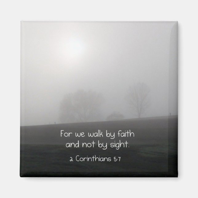 2 Corinthians 5:7 Magnet (Front)