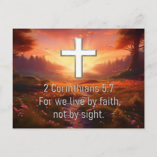 2 Corinthians 5:7 Postcard