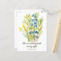 2 Corinthians Walk By Faith Scripture Prayer Card