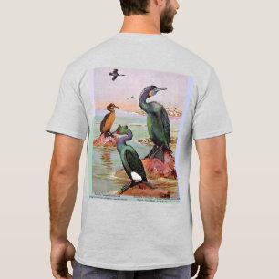 2 Cormorant Species, front/reverse artwork T-Shirt
