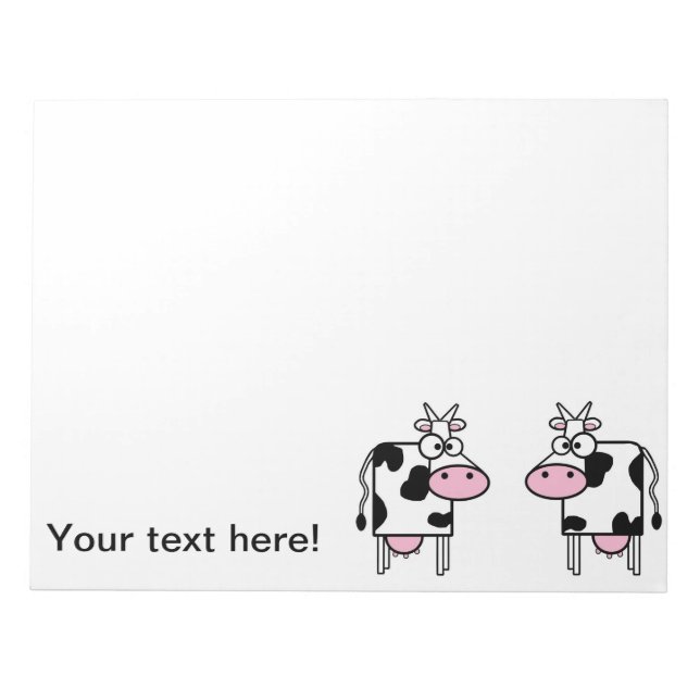 2 cows notepad (Front)