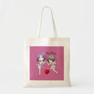 2 Cupids Valentine Tote Bag