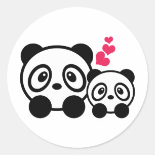 2 Cute Panda Stickers
