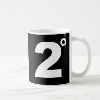 2 degrees of climate change mug