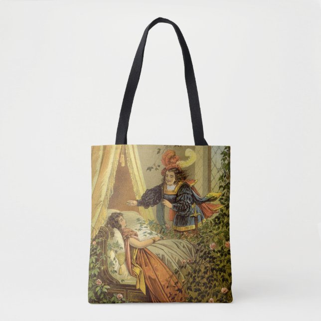 2 different Vintage Victorian Fairy Tales designs Tote Bag (Front)