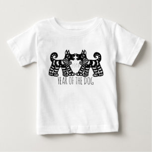 2 Dogs For Chinese New Year 2018 W Baby Tee