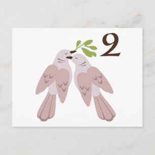 2 Doves Postcard