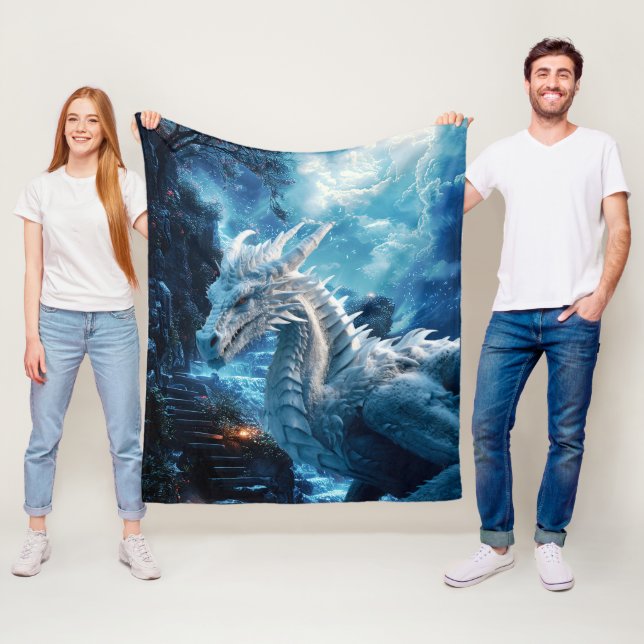 #2 Dragon World  Fleece Blanket (In Situ)