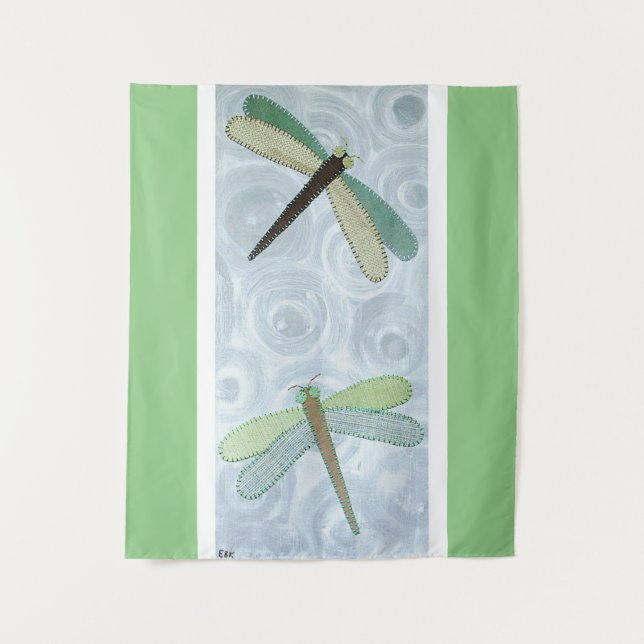 2 Dragonflies #1 Tapestry (Front)