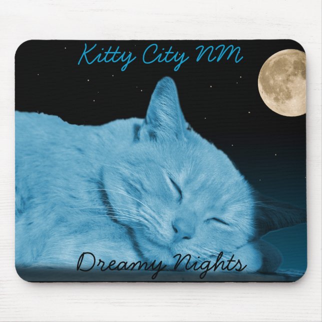 2, Dreamy Nights, Kitty City NM Mouse Mat (Front)