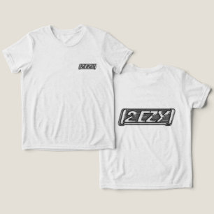 "2 EZY" boys industrial glass kid light t-shirt Tri-Blend Shirt