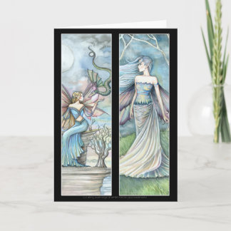 2 Fairy Bookmarks Card by Molly Harrison