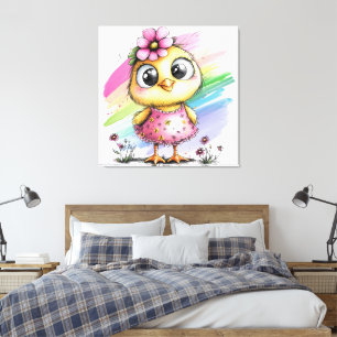 #2 Fantasy Chick Canvas Print