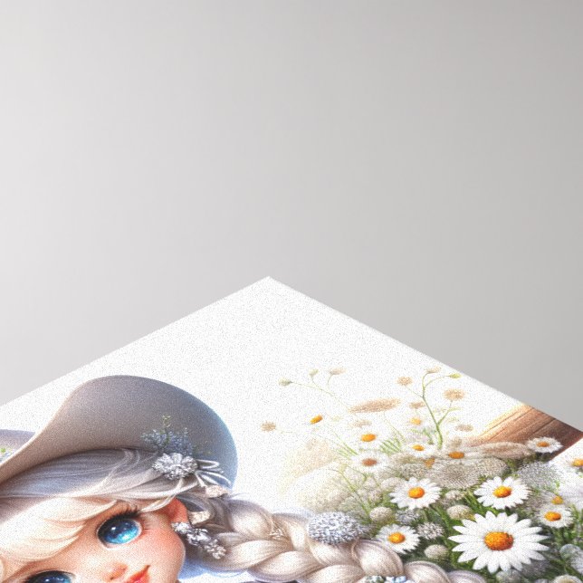 #2 Fantasy cowgirl Canvas Print (Corner(Top))