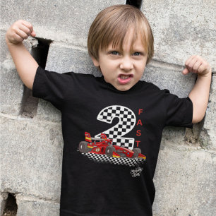 2 fast Second Birthday Super Car Baby T-Shirt