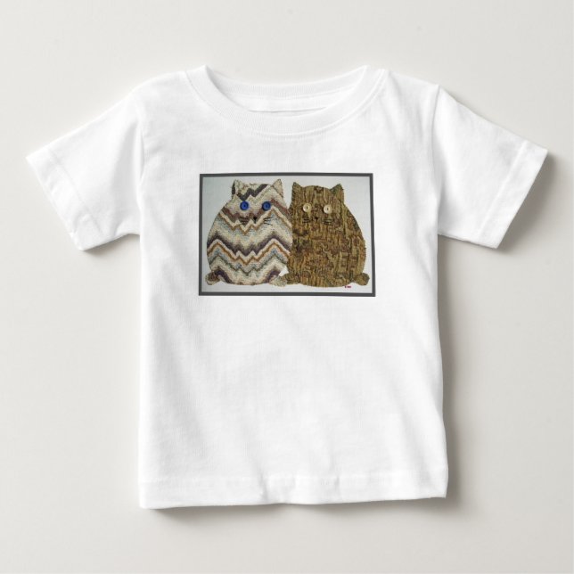 2 Fat Cats #1 Baby T-Shirt (Front)