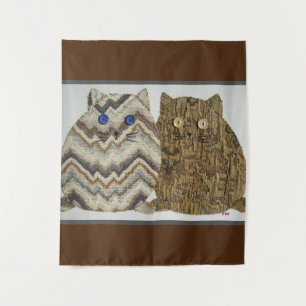 2 Fat Cats #1 Tapestry