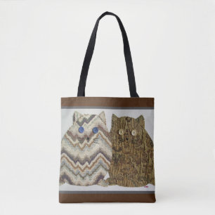 2 Fat Cats #1 Tote Bag