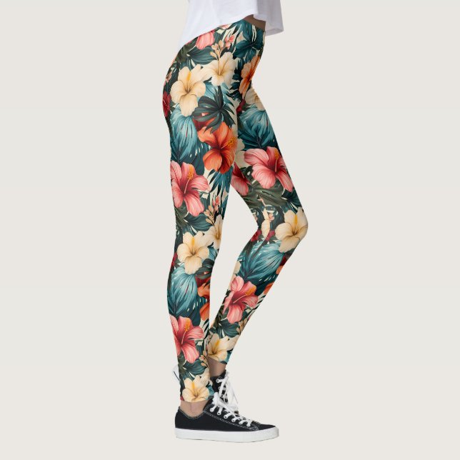 #2 Floral Pattern Leggings (Right)