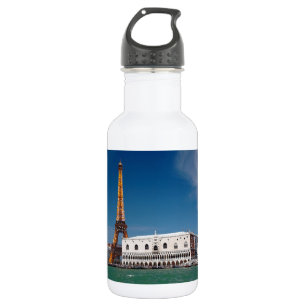 2 for 1 Venice and Paris - Mixed up World 532 Ml Water Bottle