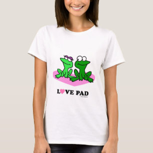 2 Frogs Love Pad White Shirts