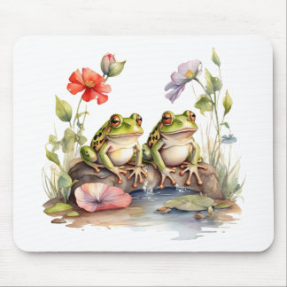 2 Frogs Mouse Mat
