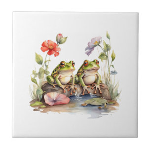 2 Frogs Tile