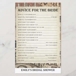 2 Games - 1950's Housewife Bridal Shower Games