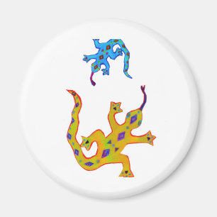 2 Geckos Magnet