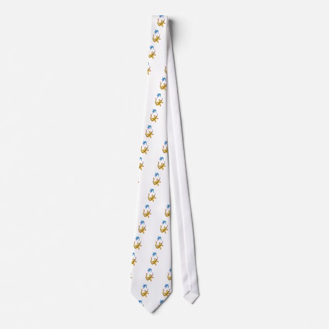 2 Geckos Tie (Front)