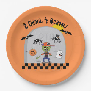 2 Ghoul 4 School Boy Paper Plate
