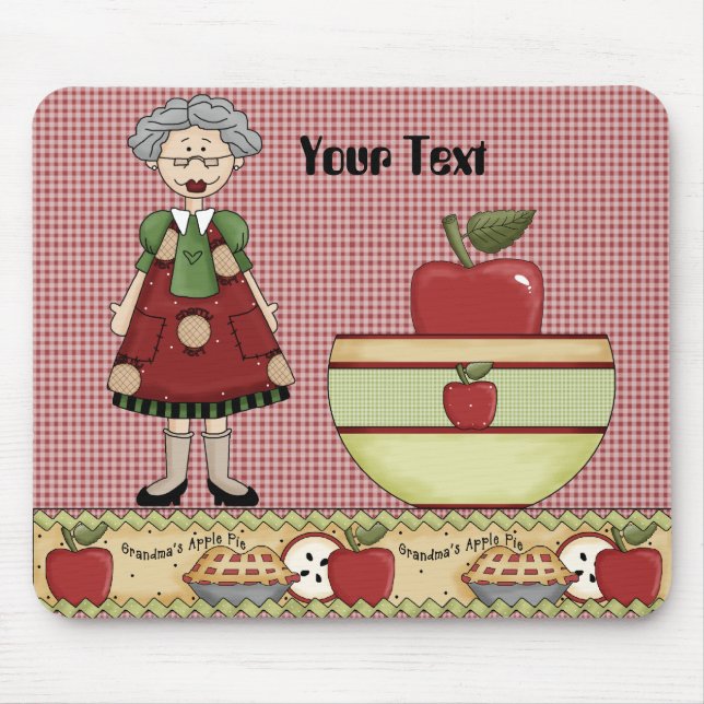 #2 Grandma's pie Mousepad (Front)