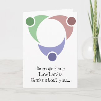 2. Greeting card template