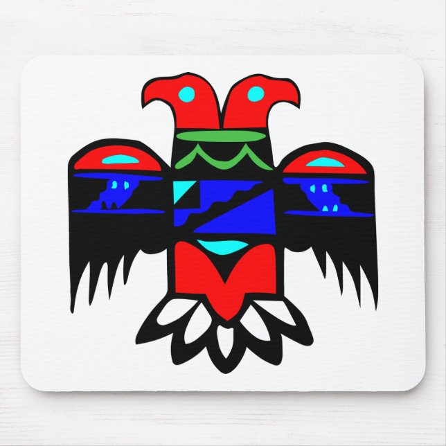 2 Head Thunderbird Mouse Mat (Front)