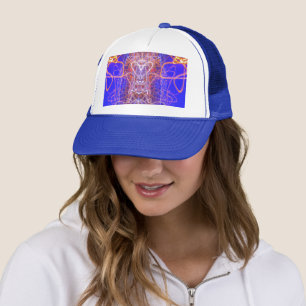 2-HEARTS IN A BLUE UNIVERSE,   TRUCKER HAT