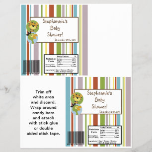 2 Hershey's Large Bar Wrapper Jungle Tales Safari